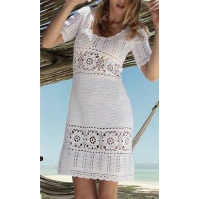 Crochet summer dress white | Crochet ...